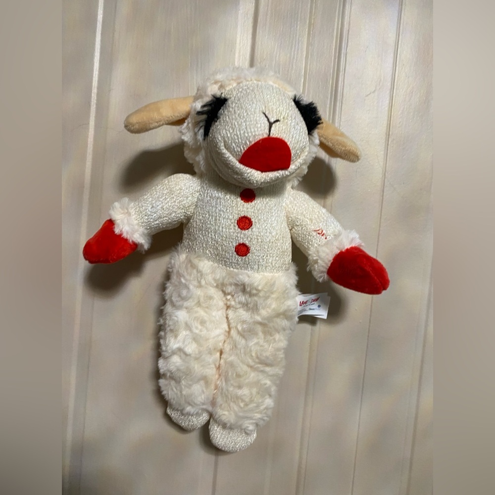 Brand New LAMB CHOP 12Plush Stuffed Squeak Toy Plushy Stuffy